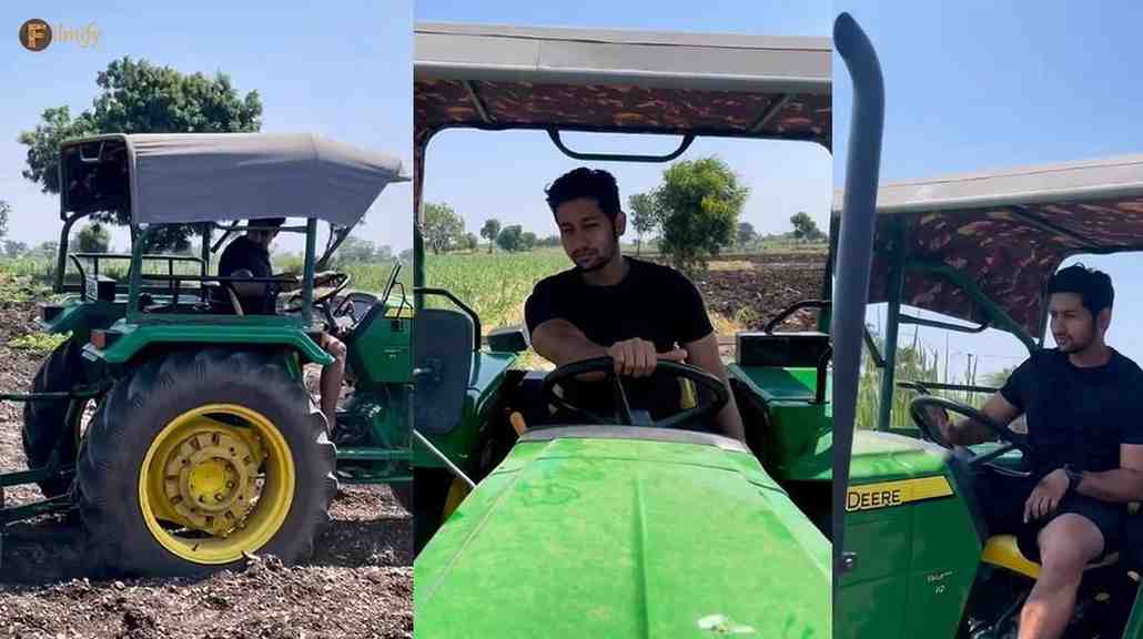 Akash Tossar Taking Break From Acting: Riding Tractor in his Farms
